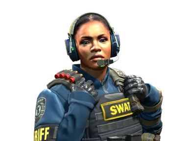 Cmdr. Mae 'Dead Cold' Jamison, SWAT agent