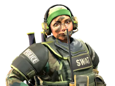Lieutenant 'Tree Hugger' Farlow, SWAT agent