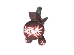 Bomb Tag charm